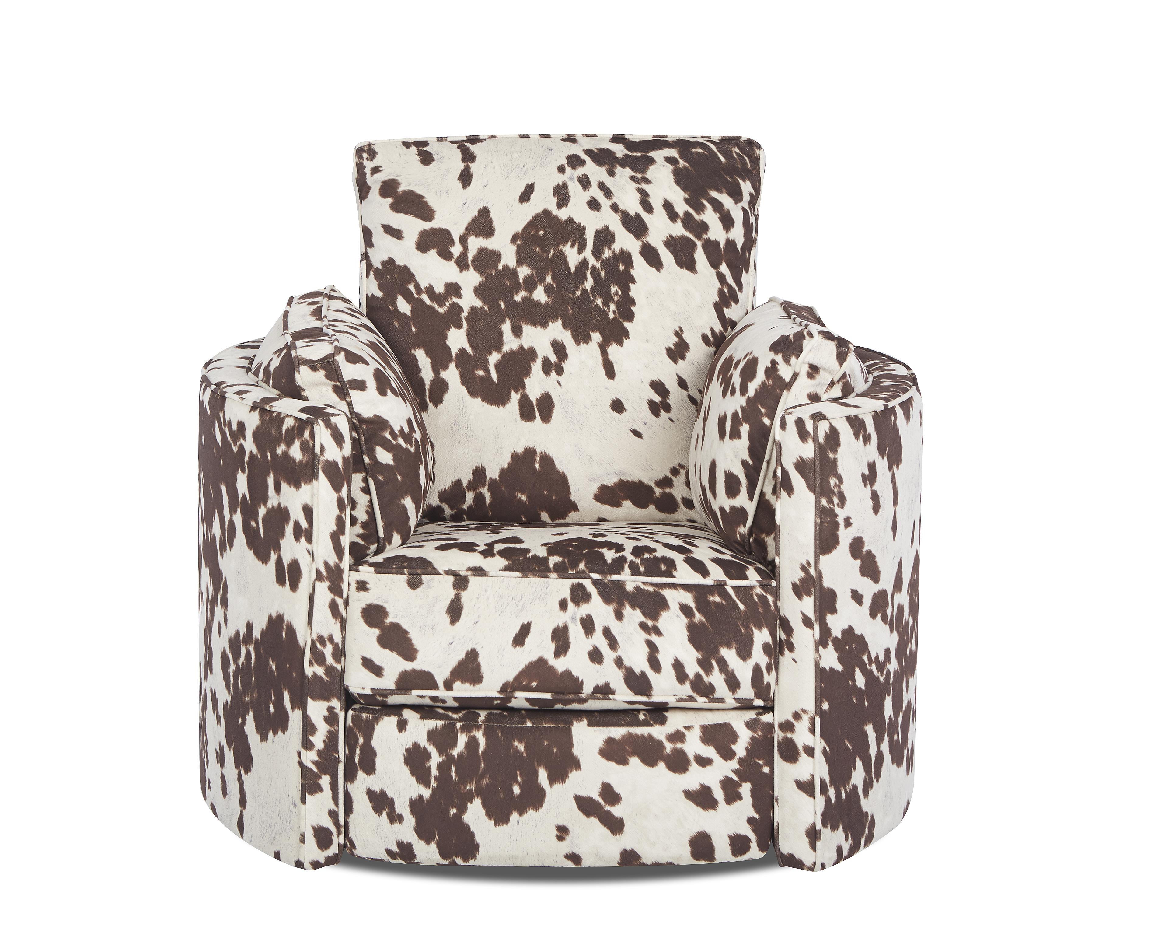 Klaussner Ryder Transitional Reclining Swivel Chair Wayside Furniture